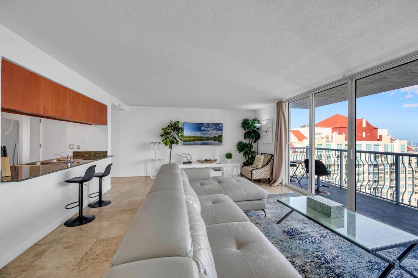 *Luxurious Highrise 2Brcondo Brickell- Waterviews* Miami Bagian luar foto