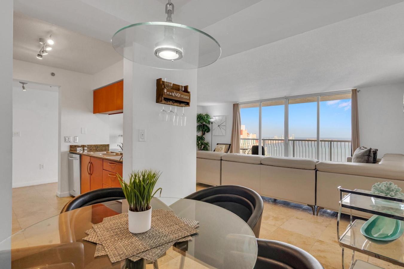 *Luxurious Highrise 2Brcondo Brickell- Waterviews* Miami Bagian luar foto